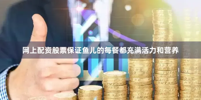 网上配资股票保证鱼儿的每餐都充满活力和营养